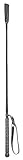 Kerbl Fusta de equitación con matamoscas, Fibra de Vidrio, 65 cm, 32364