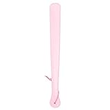 Tira larga rosa suave simple sin patrón Bońdáge Soft Hand Pat PU Leather Paddle Masaje pareja regalo juguete herramienta flap neutral Play
