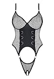 Demoniq M357 - Body para mujer, diseño mojado Negro
S
