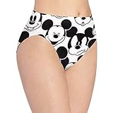 Apojdsn Mickey Mouse - Bragas para mujer, transpirables, cómodas, elásticas, suaves