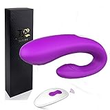 consoladores,Modos de Vibración con Estimulạdór de Puntó G,anal,juguetes sesxuales para los dos, 9 modos de vibración Vibrạdórés IPX7, estimulación del clítoris femenino punto G (púrpura)